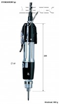 Elektrický momentový šroubovák CLQ-6500 NL CR H5 ESD / antistatický - rozměry