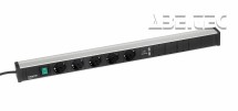 Kabelový kanál 836, 12 zásuvek, 2 USB, vypínač TPR9-237