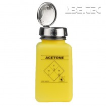 ESD dávkovací lahvička One-Touch durAstatic®, žlutá, logo 