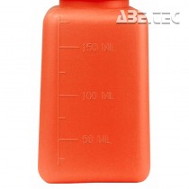 ESD dávkovací lahvička durAstatic®, bez víčka, oranžová, nápis 