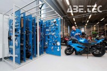 Systém skladování nářadí, modrý, 4 panely, 830518-07