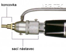 Elektrický momentový šroubovák CLQ-6500 NL CR H5 ESD / antistatický - části nástavce sací hlavy