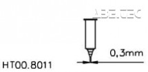 Dávkovací jehla kovová 0,30 mm HT00.8011