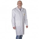 ESD laboratorní plášť, bílý, velikost S, 72151