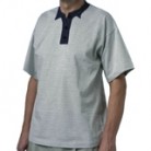 DESCO Europe - ESD triko s knoflíky a límcem, bílé, velikost M, 221401
