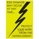DESCO Europe - Plakát o ESD nebezpečí, 420x592mm, 5ks/bal, 248100