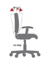 Mechanismus OS (HARMONIC TILTING) - libovolný sklon židle dopředu a dozadu