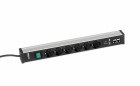 Treston - Kabelový kanál 468, 6 zásuvek, 2 USB, 2 CAT6A, vypínač TPR4-003