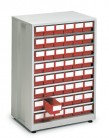Treston - Skříňka na zásobníky 4840-5, červená