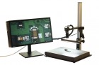  - Digitální průmyslový mikroskop U3, objektiv 50 mm, monitor na stojanu