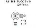  - Tryska A1188B-PLCC 9x9 mm 