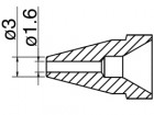 Odpájecí tryska HAKKO N61-10, Standardní typ, 3,0mm/1,6mm