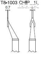 Pájecí hrot T8-1003, CHIP 1L