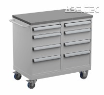 Vozík na nářadí Tool Trolley 3, ocelová deska, TWIN45-003-41