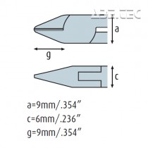 Boční kleště 3131HS22 s fasetou