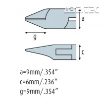 Boční kleště 3131HS12 s fasetou