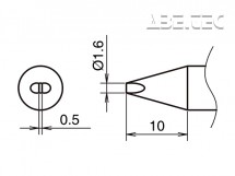 Pájecí hrot HAKKO T53-D16