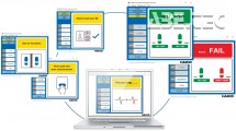 Software ukazuje postup měření