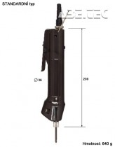 Elektrický momentový šroubovák BL-7000 OPC H5 ESD / antistatický - rozměry