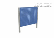 Perforovaný panel M750, 718x194mm, modrý 861510-07