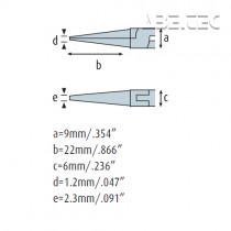 Úchopové kleště ploché SMD 4226HS22 zoubkované