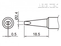 Pájecí hrot HAKKO T19-D24