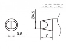 Pájecí hrot HAKKO T53-D45