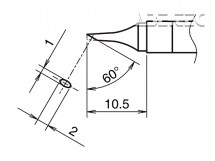 Pájecí hrot HAKKO T39-C1020