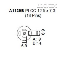 Určeno pro pouzdra QFP 12.5x7.3 mm
