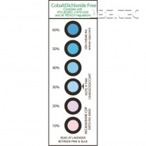 Indikátor vlhkosti 6 hodnot, 10-60%, Cobalt Dichloride Free, 200ks, 204503