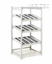 Válečkové profily do FiFo Flow Rack, 4ks, ESD, TFRRS-49
