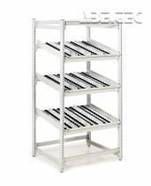 Válečkové profily do FiFo Flow Rack, 4ks, ESD, TFRRS-49