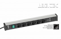 Kabelový kanál 468, 6 zásuvek, 2 USB, vypínač TPR4-001