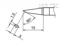 Pájecí hrot HAKKO T39-BC1530