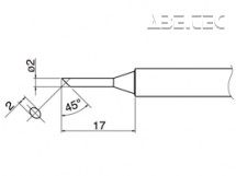 Pájecí hrot HAKKO T34-C2