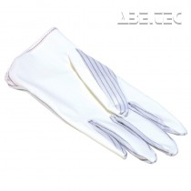 ESD rukavice s povrchovou úpravou dlaně, bílé, velikost M, 221517