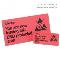 Výstražný štítek opuštění EPA, pevný, 600x300mm, 229225