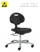 Clean room ESD pracovní židle Intensive Use Pu-Soft C–TL1812AP