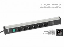 Kabelový kanál 468, 6 zásuvek, 2 USB, vypínač, TPR4-001-FR