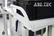 Vozík SAPEL s elektricky nastavitelnou výškou, 500x750mm, 2 nohy, ESD, SAPEL50752L-49