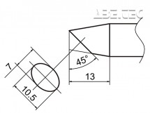 Pájecí hrot HAKKO T37-BC70105