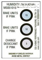 Indikátor vlhkosti 5% 10% 15% RH, J-STD-033A, 125ks, 90664