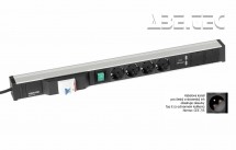 Kabelový kanál 683, 4 zásuvky, 2 USB, fcp, vypínač, TPR7-008