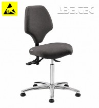 ESD pracovní židle NUVOLETTA, AS2, ESD2, A-NT2472HAS antracitová