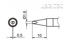 Pájecí hrot HAKKO T39-D16