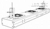 Programovatelný nadhlavní ionizátor SOB-2S - instalace