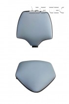 ESD pracovní židle NUVOLETTA, AS2, ESD2, A-NT2462HAS