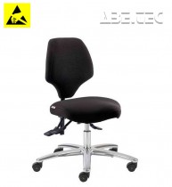 ESD pracovní židle NUVOLETTA, AS3, ESD2, A-NT2113AS černá