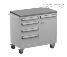 Vozík na nářadí Tool Trolley 1, ocelová deska, TWIN45-001-41