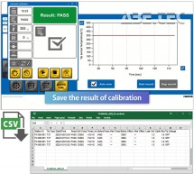 Speciální software automaticky zaznamenává nastavenou teplotu a další parametry